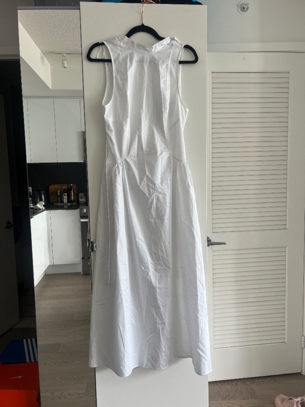 Open back midi dress